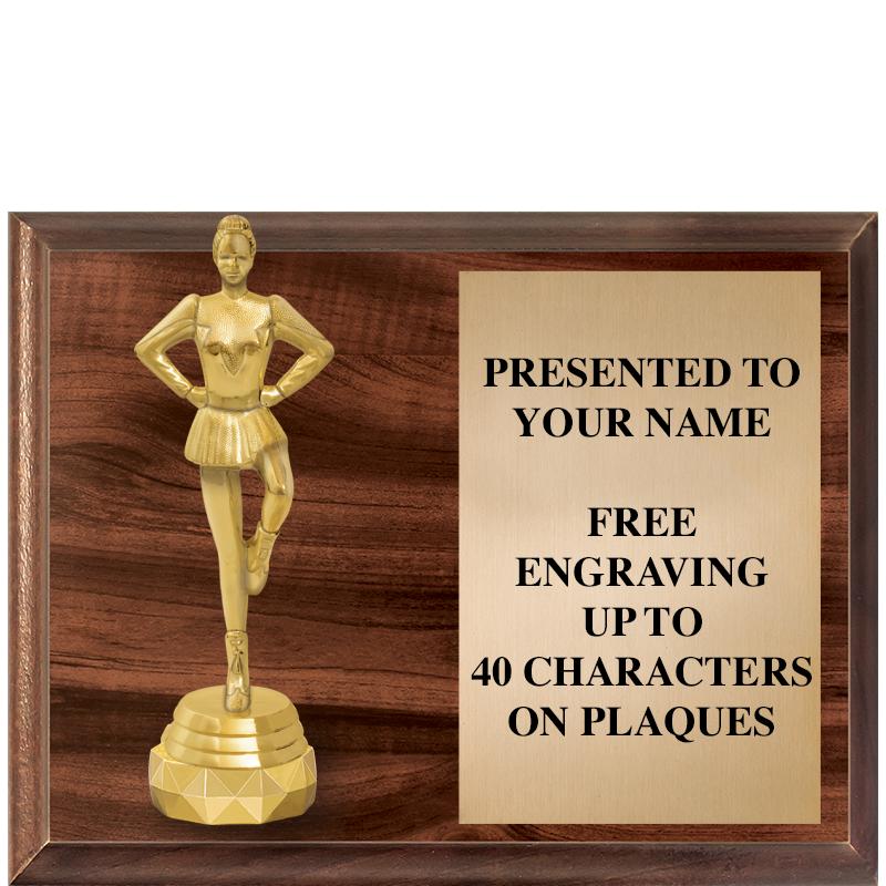 9"X7"FIGURINE HORIZONAL PLAQUE