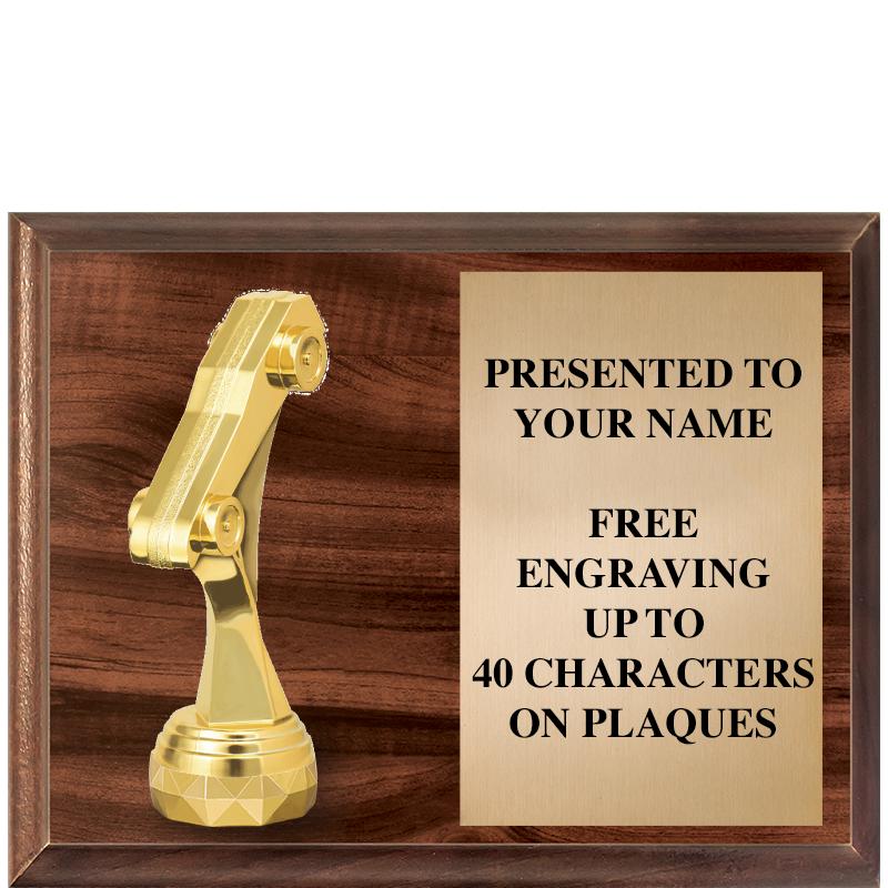 9"X7"FIGURINE HORIZONAL PLAQUE