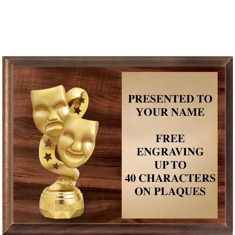 9"X7"FIGURINE HORIZONAL PLAQUE