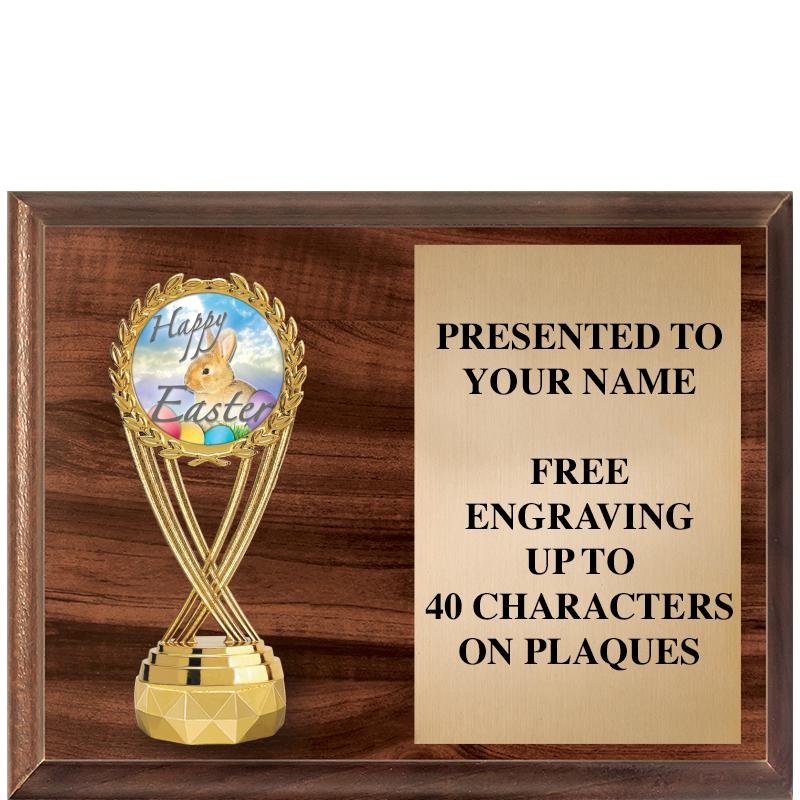 9"X7"FIGURINE HORIZONAL PLAQUE