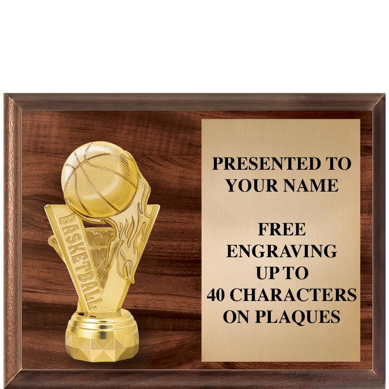 9"X7"FIGURINE HORIZONAL PLAQUE