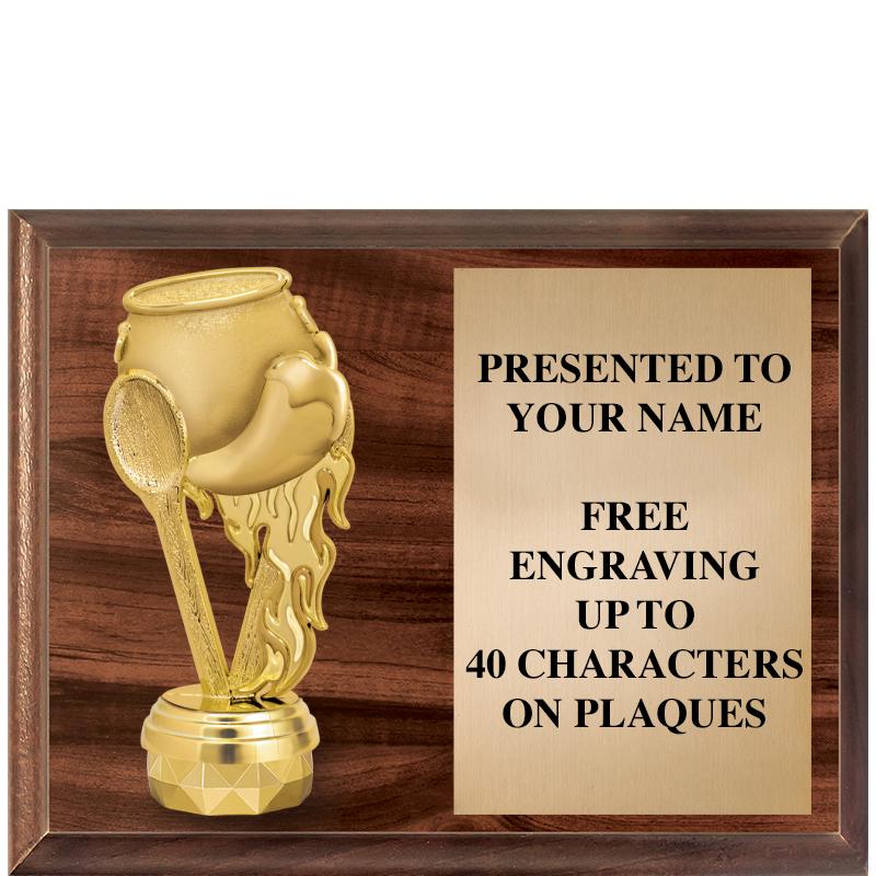 9"X7"FIGURINE HORIZONAL PLAQUE