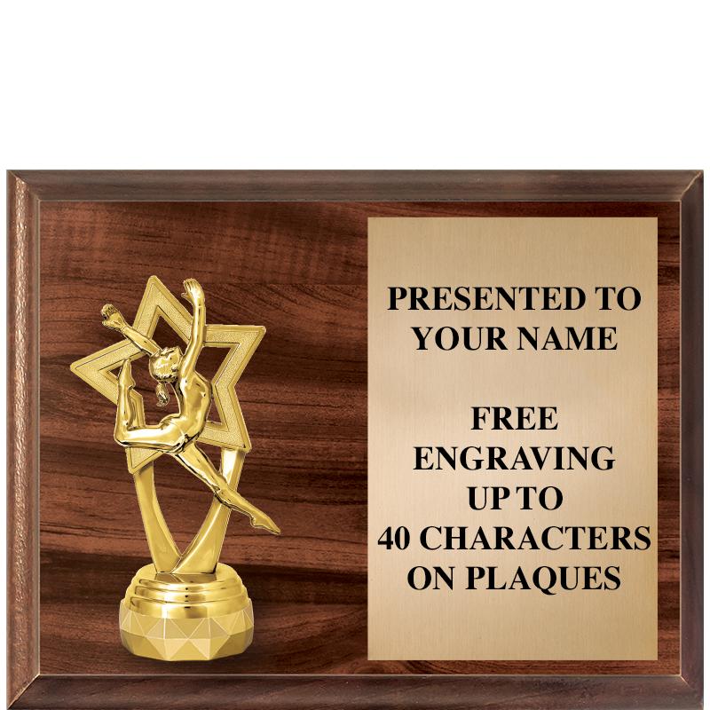 9"X7"FIGURINE HORIZONAL PLAQUE