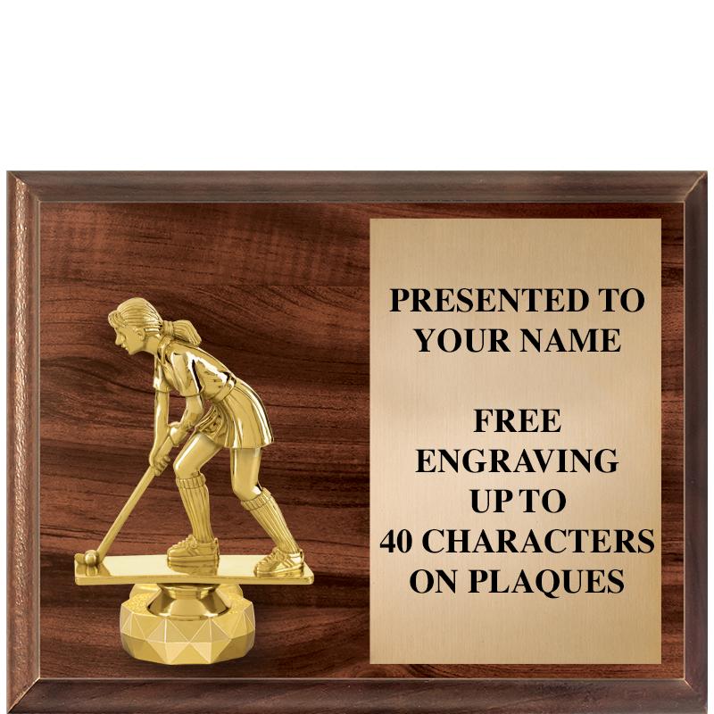 9"X7"FIGURINE HORIZONAL PLAQUE