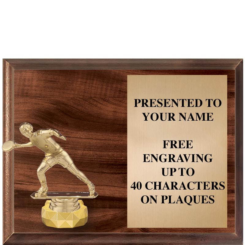 9"X7"FIGURINE HORIZONAL PLAQUE