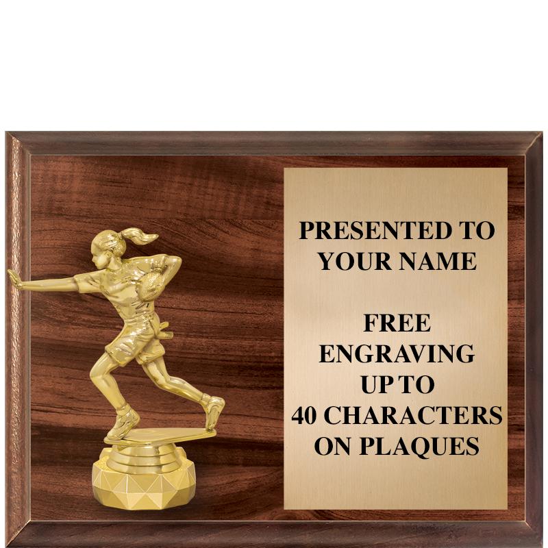9"X7"FIGURINE HORIZONAL PLAQUE