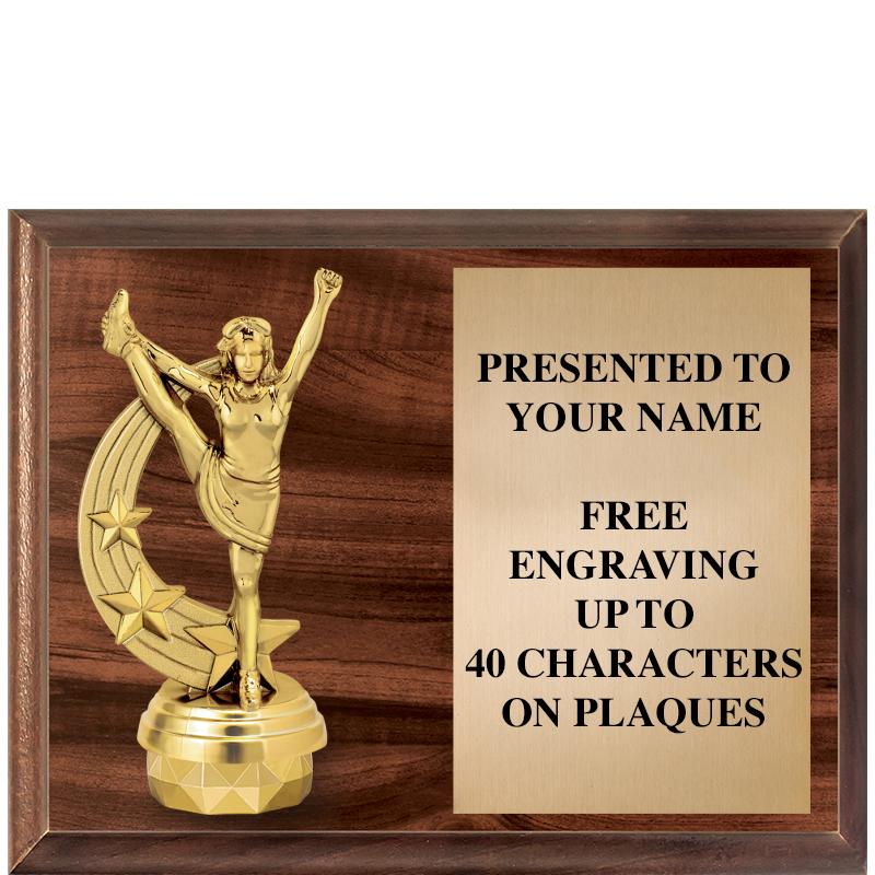 9"X7"FIGURINE HORIZONAL PLAQUE