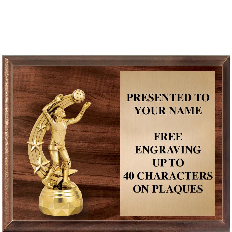 9"X7"FIGURINE HORIZONAL PLAQUE