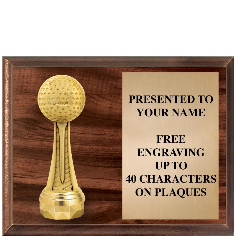 9"X7"FIGURINE HORIZONAL PLAQUE