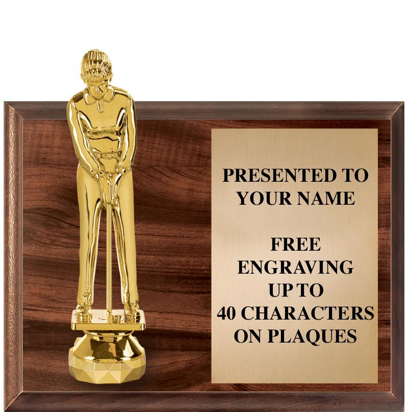 9"X7"FIGURINE HORIZONAL PLAQUE