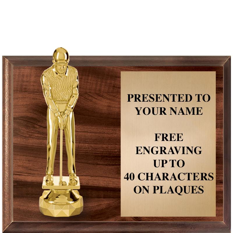 9"X7"FIGURINE HORIZONAL PLAQUE