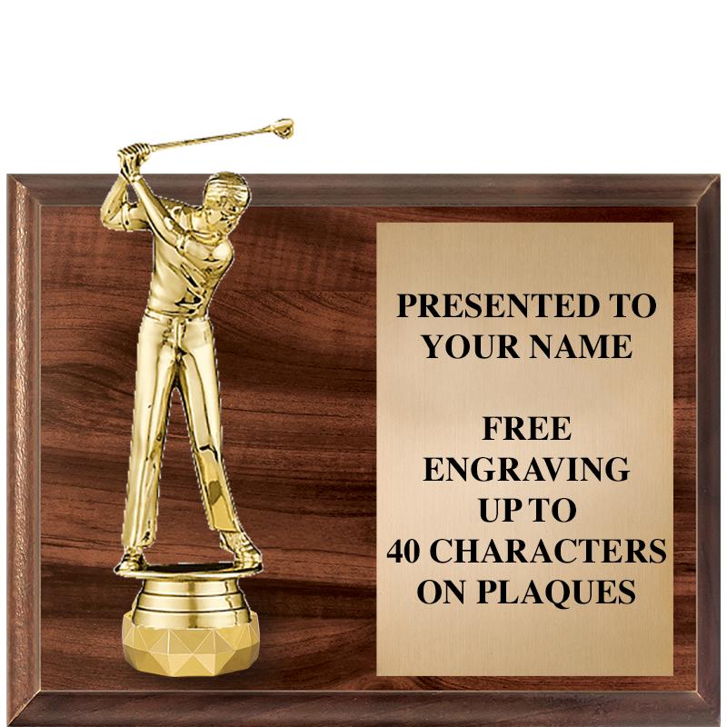 9"X7"FIGURINE HORIZONAL PLAQUE