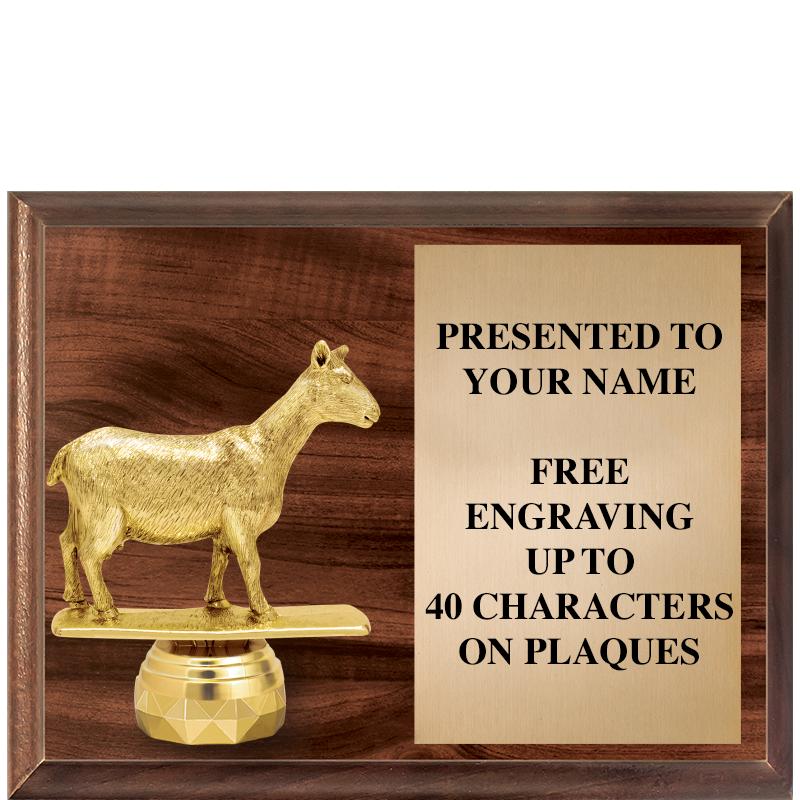 9"X7"FIGURINE HORIZONAL PLAQUE