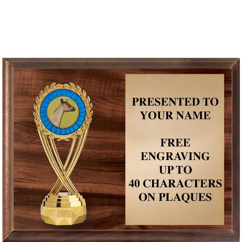 9"X7"FIGURINE HORIZONAL PLAQUE