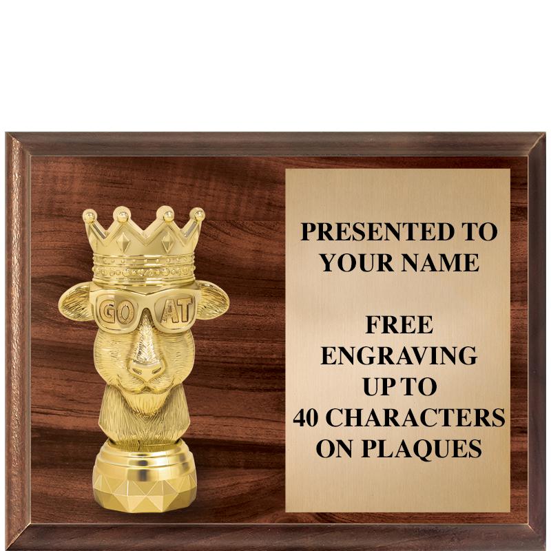 9"X7"FIGURINE HORIZONAL PLAQUE