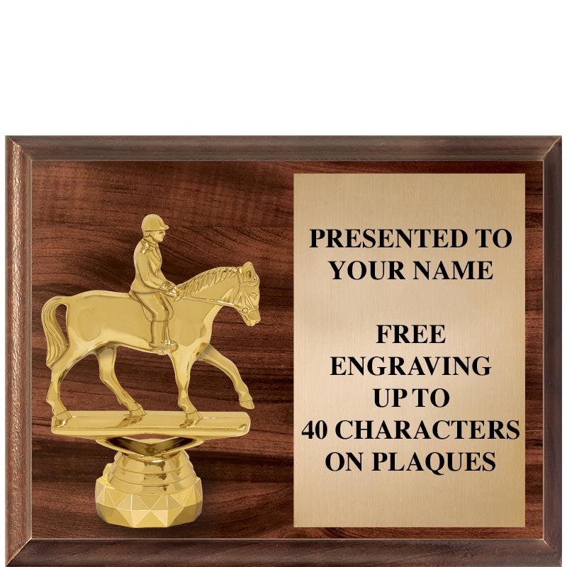 9"X7"FIGURINE HORIZONAL PLAQUE