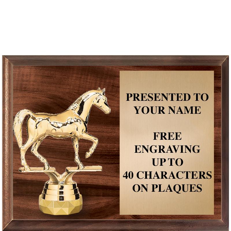 9"X7"FIGURINE HORIZONAL PLAQUE