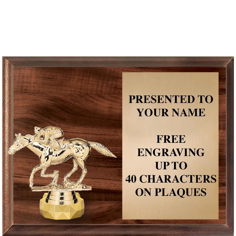 9"X7"FIGURINE HORIZONAL PLAQUE