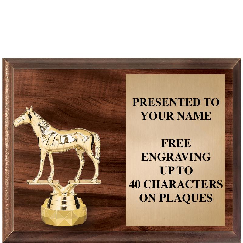 9"X7"FIGURINE HORIZONAL PLAQUE