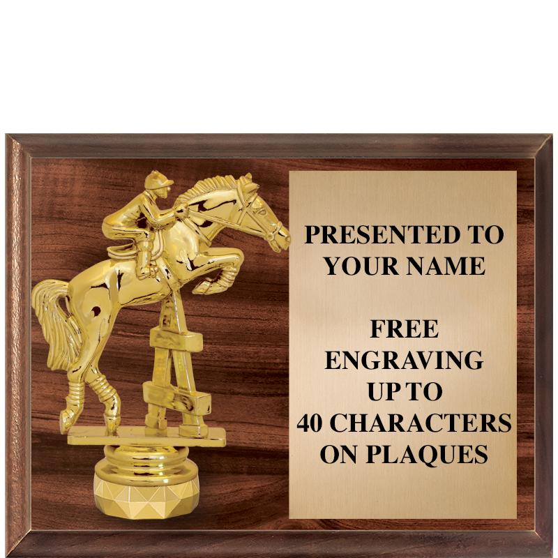 9"X7"FIGURINE HORIZONAL PLAQUE