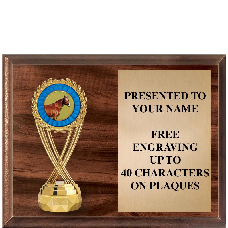 9"X7"FIGURINE HORIZONAL PLAQUE