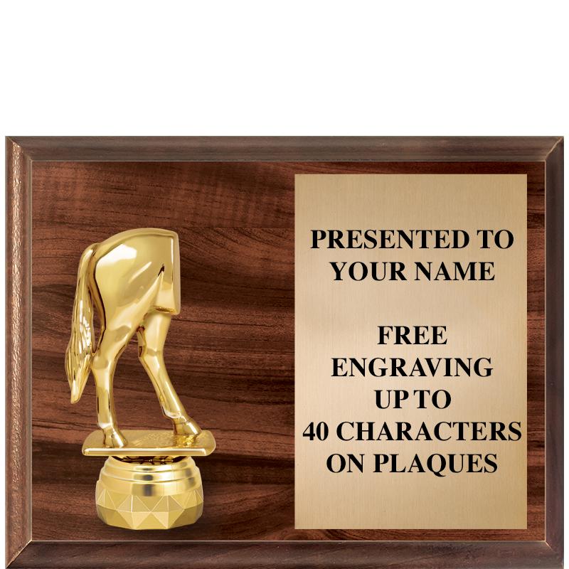 9"X7"FIGURINE HORIZONAL PLAQUE