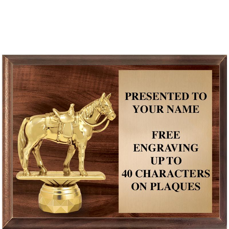 9"X7"FIGURINE HORIZONAL PLAQUE