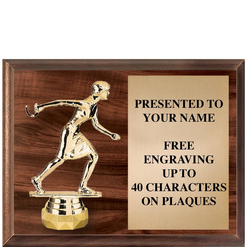 9"X7"FIGURINE HORIZONAL PLAQUE