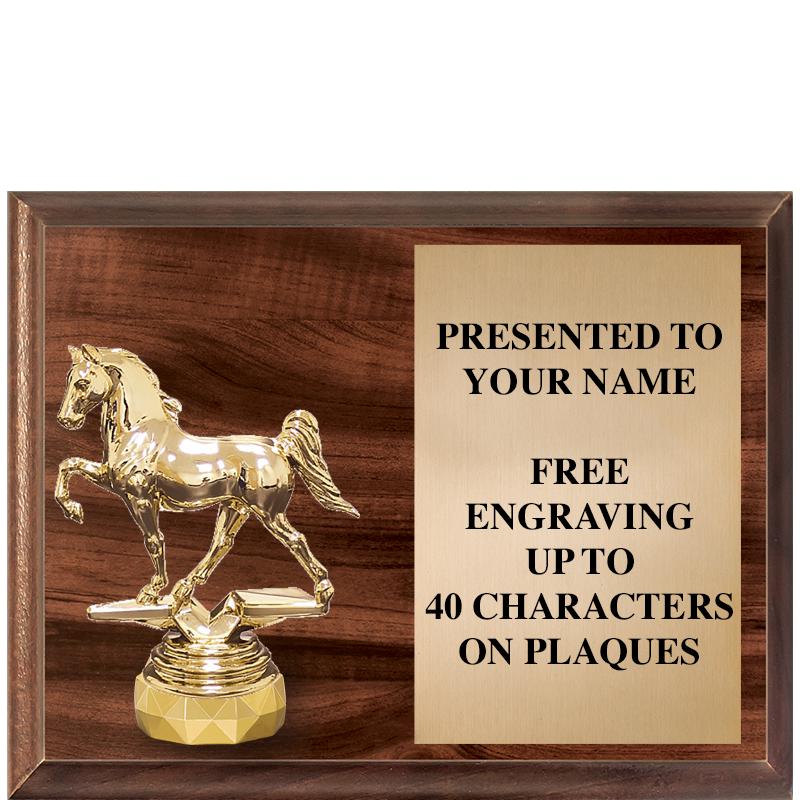 9"X7"FIGURINE HORIZONAL PLAQUE