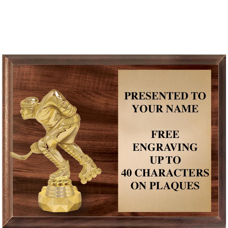 9"X7"FIGURINE HORIZONAL PLAQUE