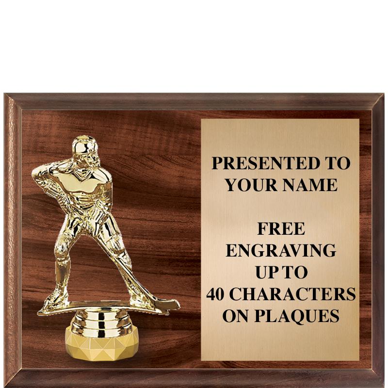 9"X7"FIGURINE HORIZONAL PLAQUE