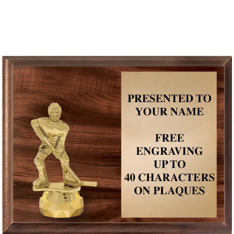 9"X7"FIGURINE HORIZONAL PLAQUE