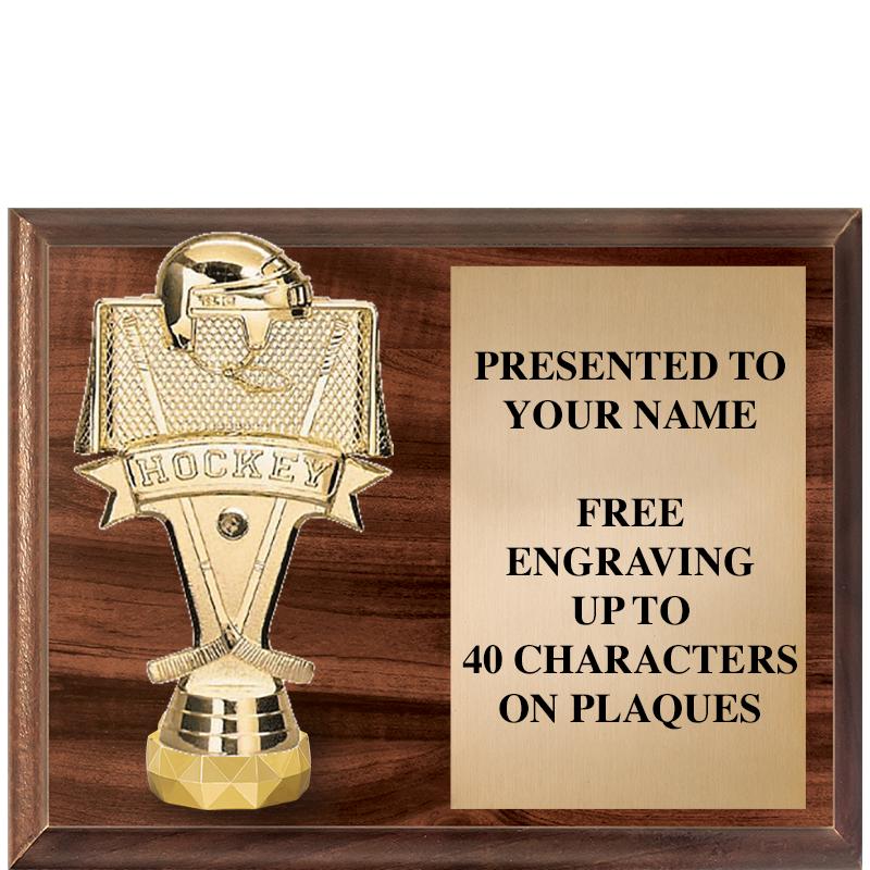 9"X7"FIGURINE HORIZONAL PLAQUE