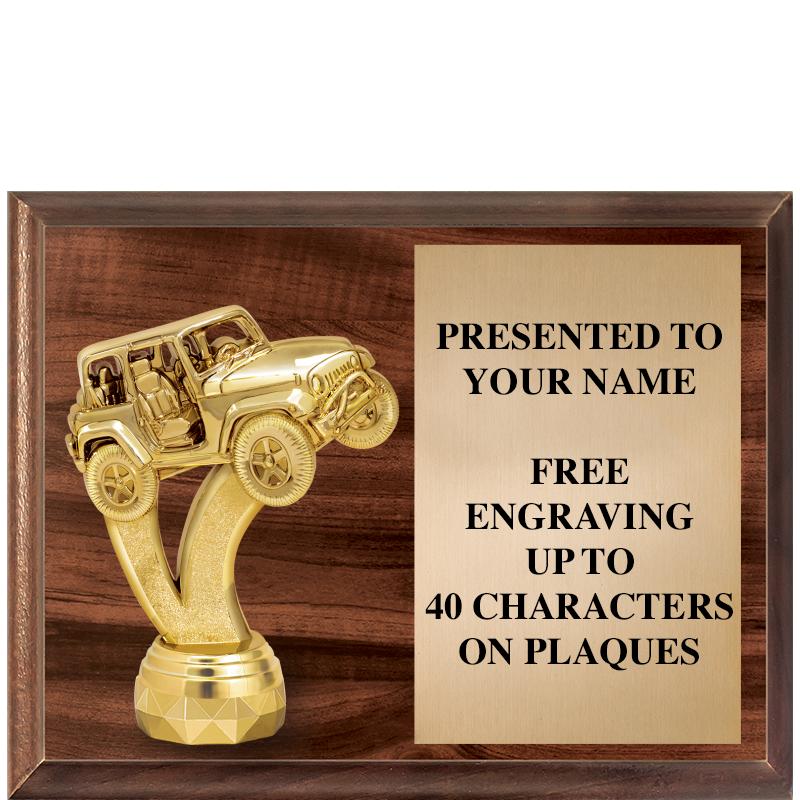 9"X7"FIGURINE HORIZONAL PLAQUE