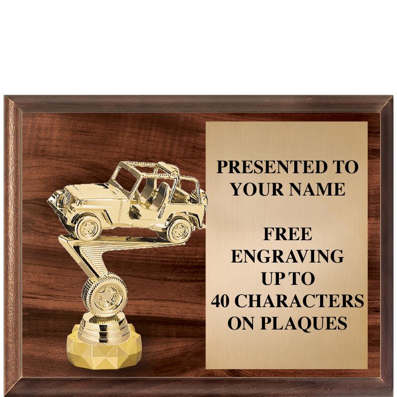 9"X7"FIGURINE HORIZONAL PLAQUE