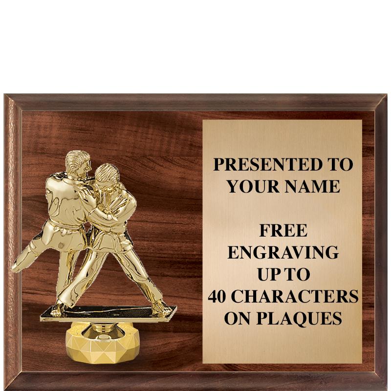 9"X7"FIGURINE HORIZONAL PLAQUE