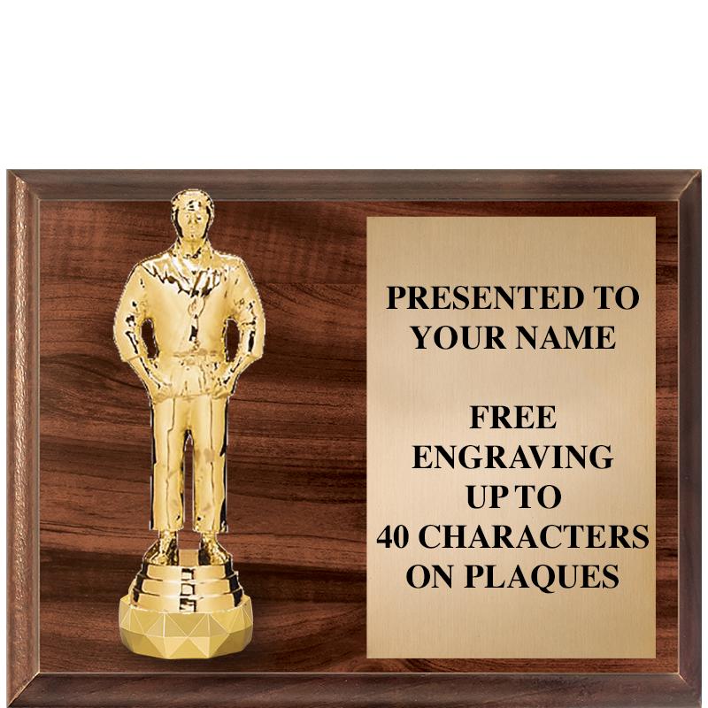 9"X7"FIGURINE HORIZONAL PLAQUE