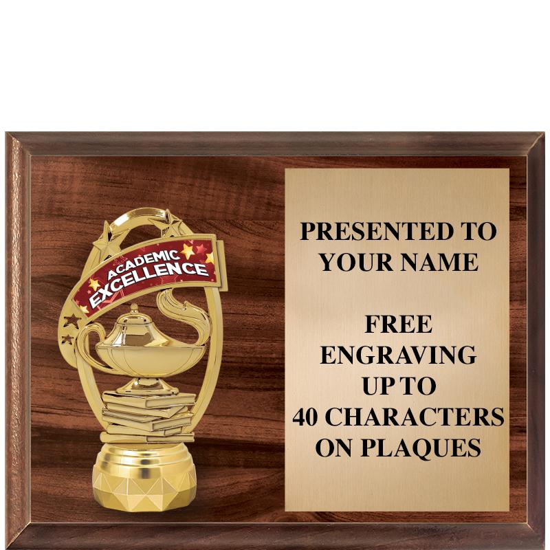 9"X7"FIGURINE HORIZONAL PLAQUE