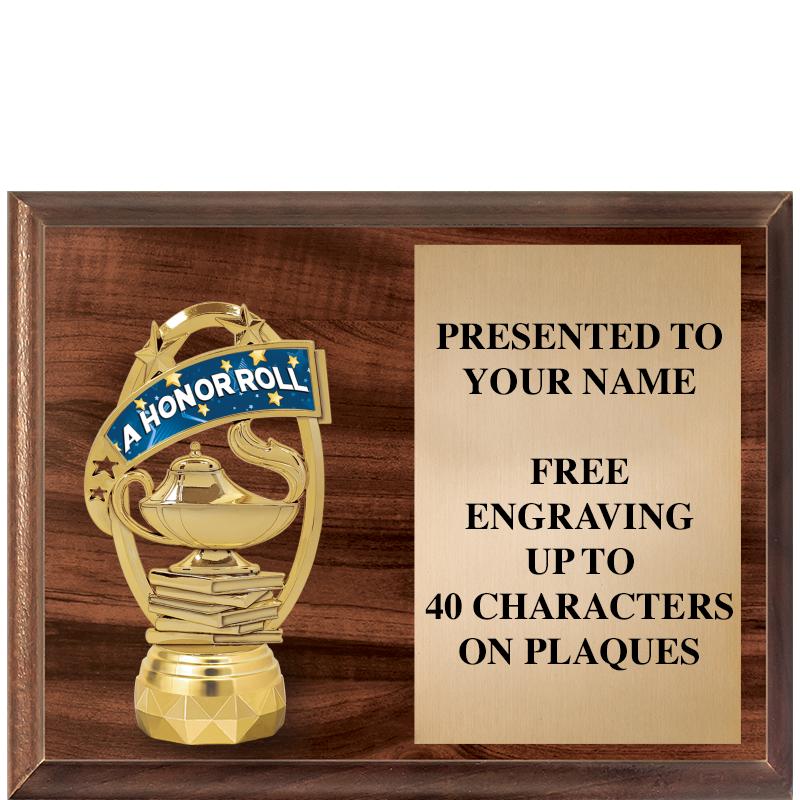 9"X7"FIGURINE HORIZONAL PLAQUE