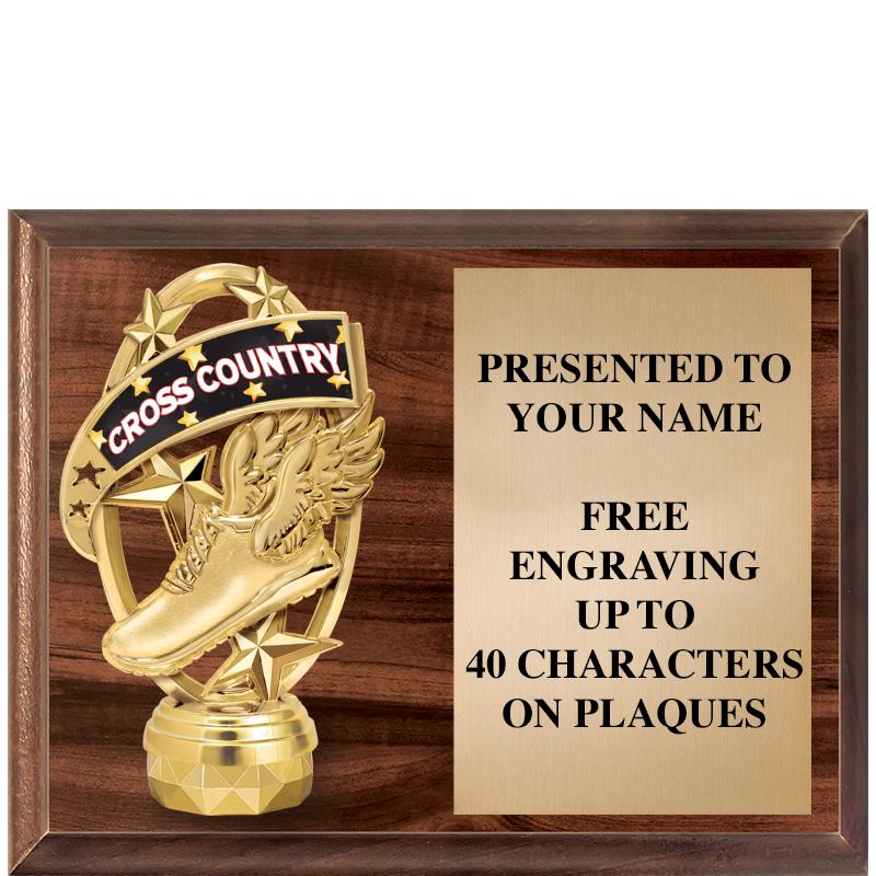 9"X7"FIGURINE HORIZONAL PLAQUE