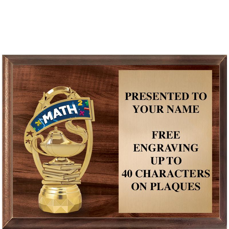 9"X7"FIGURINE HORIZONAL PLAQUE