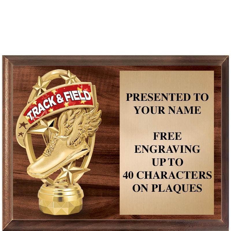 9"X7"FIGURINE HORIZONAL PLAQUE