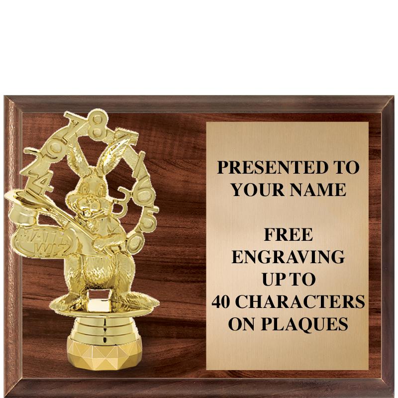 9"X7"FIGURINE HORIZONAL PLAQUE