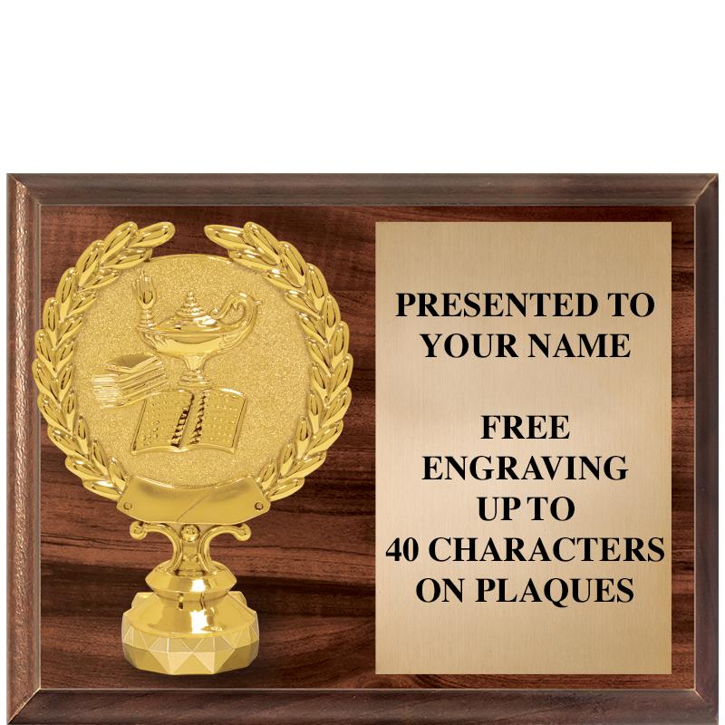 9"X7"FIGURINE HORIZONAL PLAQUE