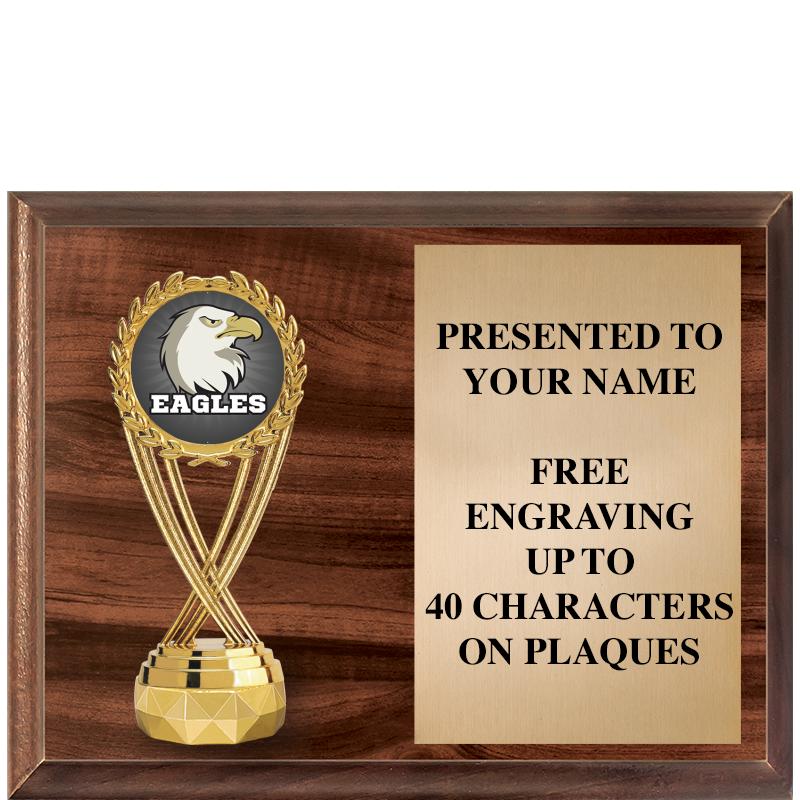 9"X7"FIGURINE HORIZONAL PLAQUE