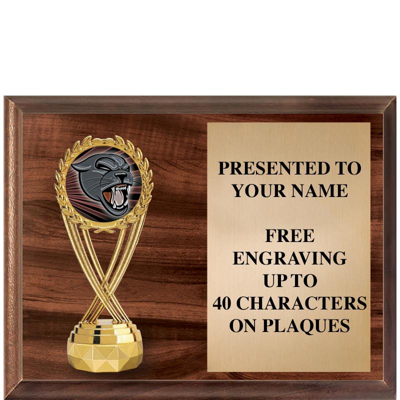 9"X7"FIGURINE HORIZONAL PLAQUE