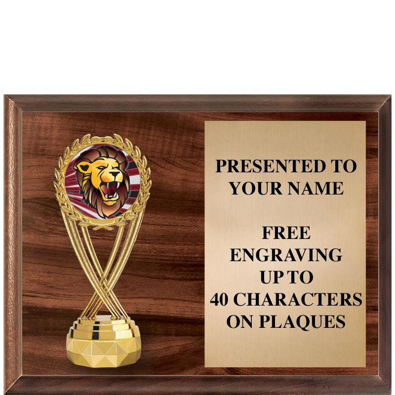 9"X7"FIGURINE HORIZONAL PLAQUE