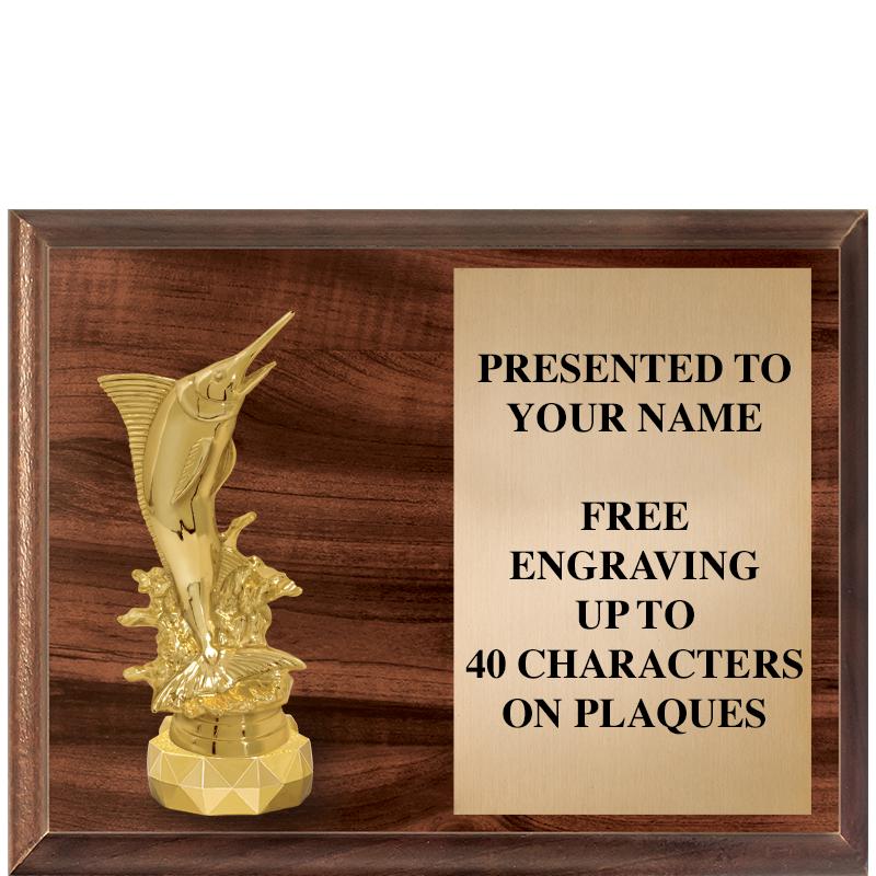 9"X7"FIGURINE HORIZONAL PLAQUE