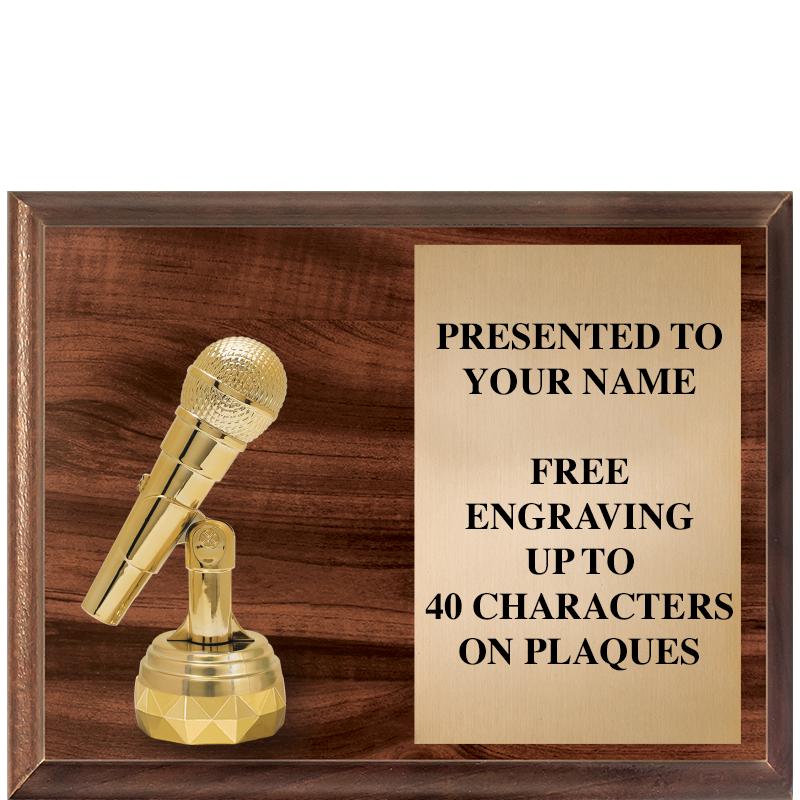 9"X7"FIGURINE HORIZONAL PLAQUE