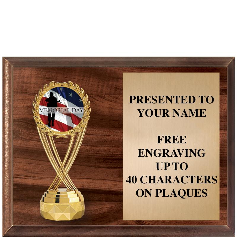 9"X7"FIGURINE HORIZONAL PLAQUE